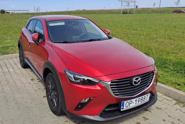 samochody osobowe Mazda CX-3 cena 72000 przebieg: 80000, rok produkcji 2018 z Kłobuck